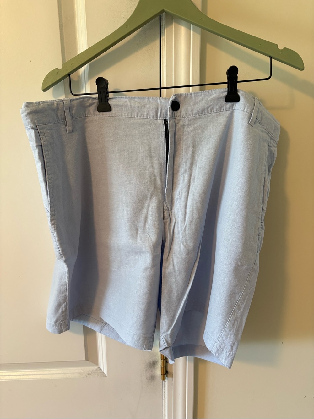 Saks Fifth Avenue Light Blue Linen Shorts